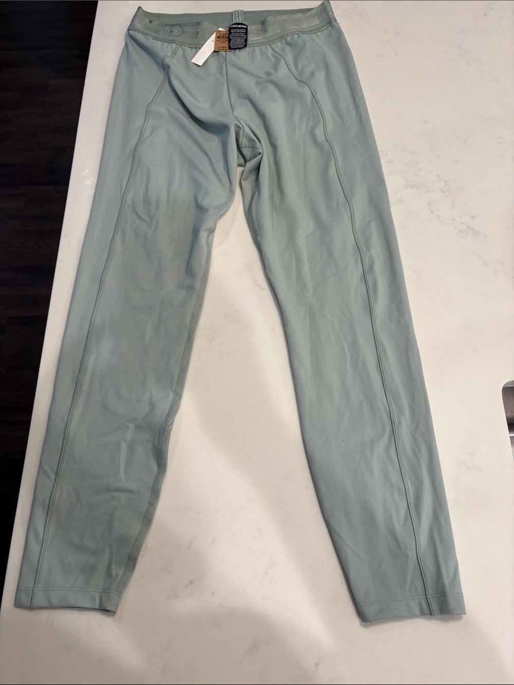 PINK Victoria's Secret Light Sage Green Leggings